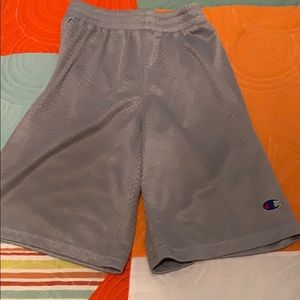 Gray champion shorts